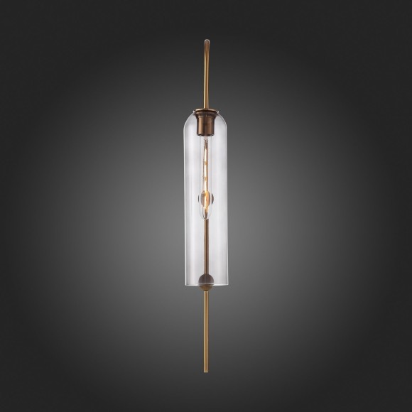 SL1145.341.01 Светильник настенный ST-Luce Латунь/Дымчатый E27 1*60W CALLANA SL1145.341.01 Светильник настенный ST-Luce Латунь/Дымчатый E27 1*60W CALLANA