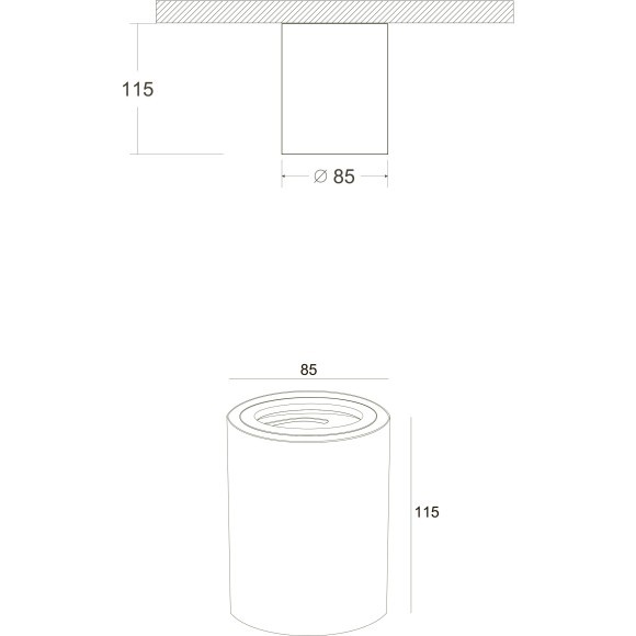 Накладной потолочный светильник Maytoni C016CL-01B Atom под лампу 1xGU10 50W Накладной потолочный светильник Maytoni C016CL-01B Atom под лампу 1xGU10 50W