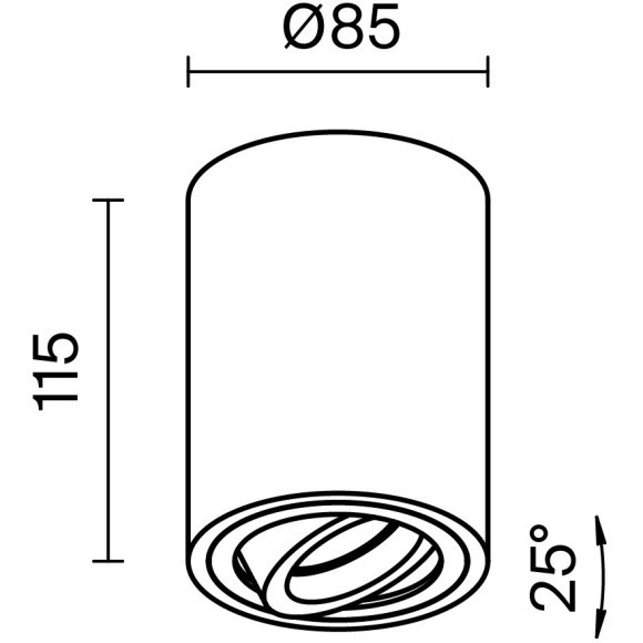 Накладной потолочный светильник Maytoni C016CL-01B Atom под лампу 1xGU10 50W Накладной потолочный светильник Maytoni C016CL-01B Atom под лампу 1xGU10 50W