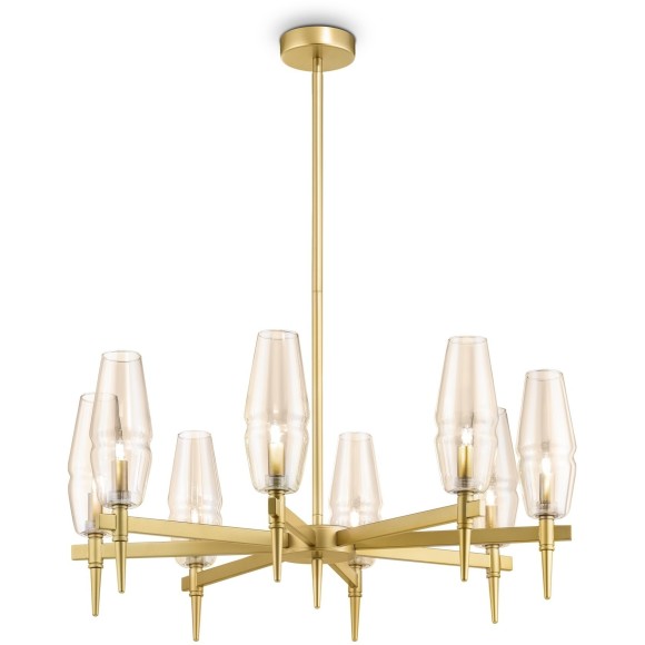 Люстра потолочная Maytoni H002PL-08G Lita под лампы 8xG9 28W