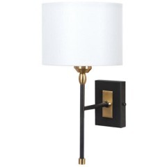 A4090AP-1BK Бра без выключателя, с черно-бронзовым основанием и белым плафоном под лампу Е27 Arte Lamp JAMIE A4090AP-1BK Бра без выключателя, с черно-бронзовым основанием и белым плафоном под лампу Е27 Arte Lamp JAMIE