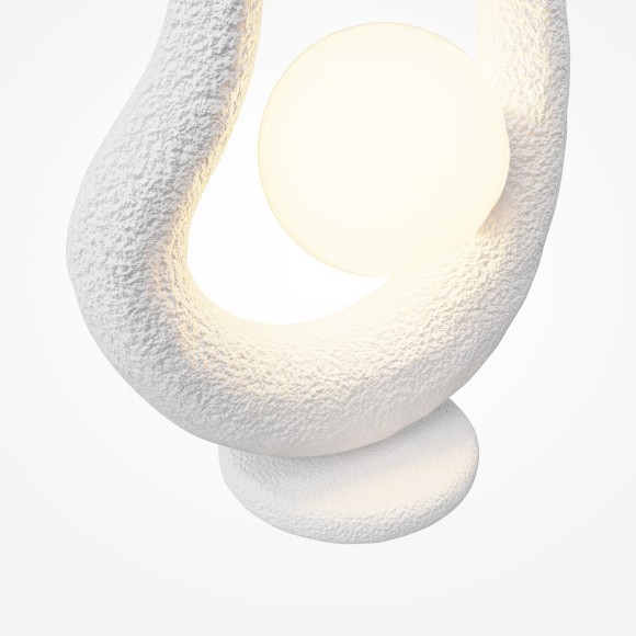 Настольная лампа с плафоном под камень и лампой G9 Maytoni Opus MOD380TL-01W