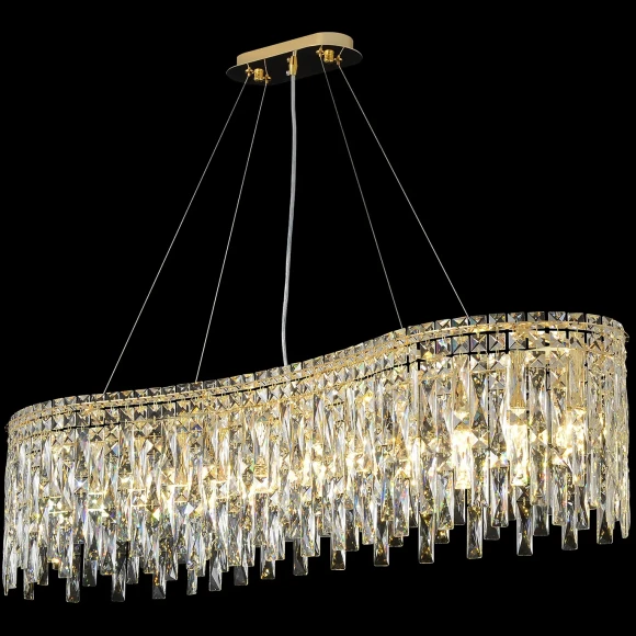 Люстра Crystal Lux ABRIL SP12 L1200 GOLD 0021/312L