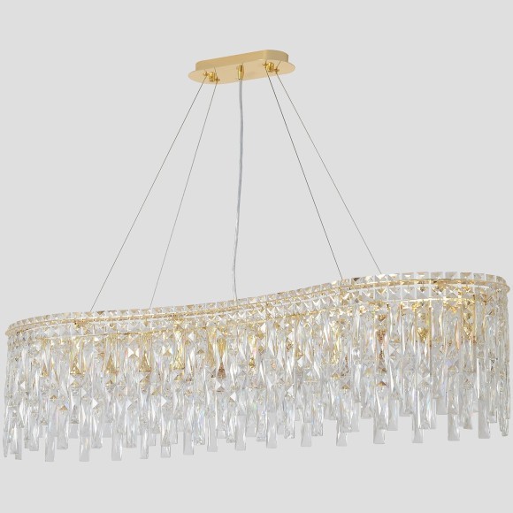 Люстра Crystal Lux ABRIL SP12 L1200 GOLD 0021/312L