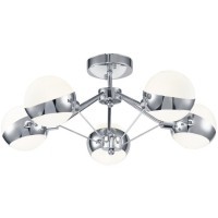 Люстра потолочная Freya FR5009CL-05CH Silvia под лампы 5xE14 60W