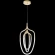 PERA SP50W LED GOLD 3491/250 Crystal Lux Золотой подвесной светильник со встроенным LED 50 Вт, 2200 Лм, IP20, 220 В