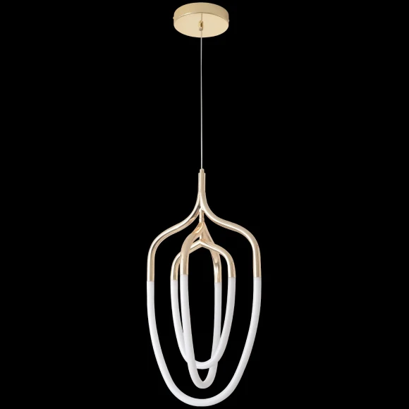 PERA SP50W LED GOLD 3491/250 Crystal Lux Золотой подвесной светильник со встроенным LED 50 Вт, 2200 Лм, IP20, 220 В