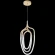 PERA SP50W LED GOLD 3491/250 Crystal Lux Золотой подвесной светильник со встроенным LED 50 Вт, 2200 Лм, IP20, 220 В