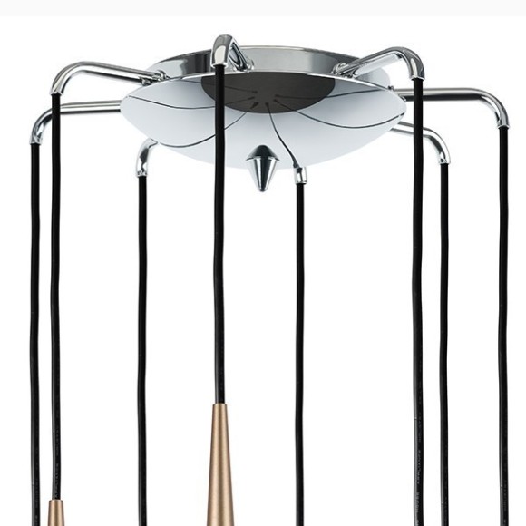 Длинный подвесной светильник Lightstar 807083 Punto под лампы 8xG9 200W