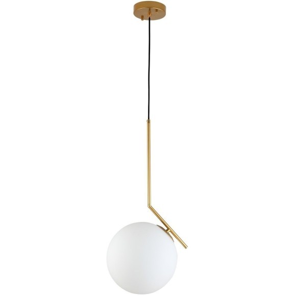 SL1148.303.01 Светильник подвесной ST-Luce Латунь/Белый E27 1*60W CODDA