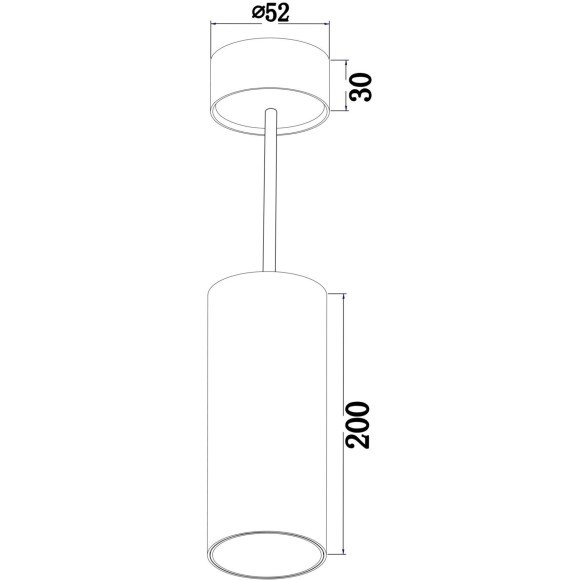 Подвесной светильник цилиндр Maytoni P071PL-L12W4K Focus LED светодиодный LED 12W