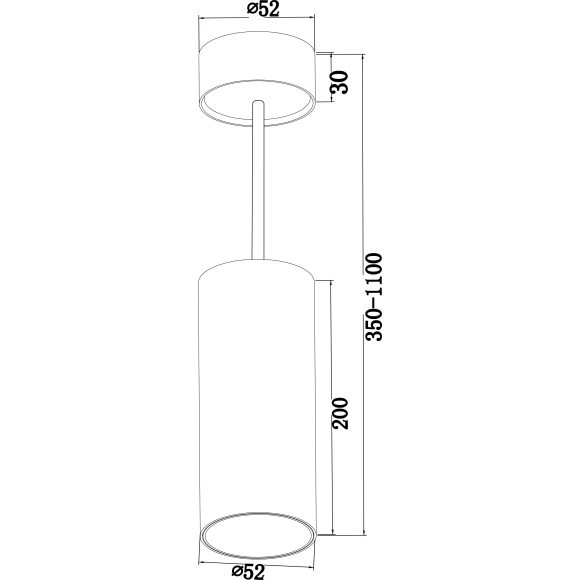Подвесной светильник цилиндр Maytoni P071PL-L12W4K Focus LED светодиодный LED 12W