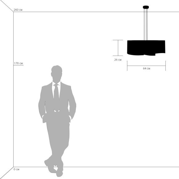 Люстра подвесная Lightstar 811152 Pittore под лампы 5xE27 200W