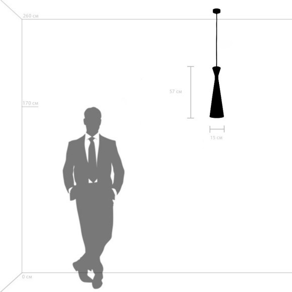 Подвесной светильник цилиндр Lightstar 816317 Dumo под лампу 1xE27 40W