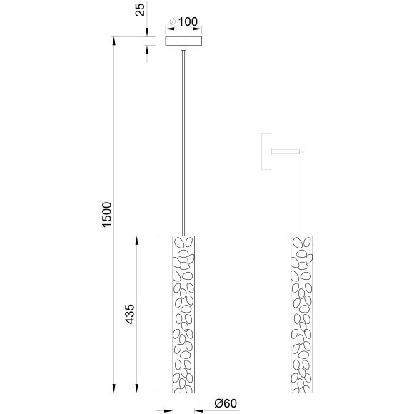 Светильник подвесной настенный Stilfort 2193/05/01PW серия Perfecto Light Светильник подвесной настенный Stilfort 2193/05/01PW серия Perfecto Light