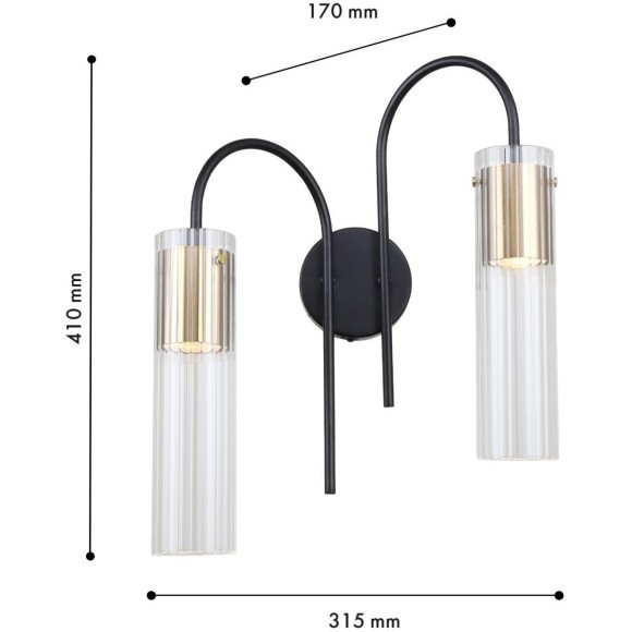 Бра 2xGU10x35W Favourite 4740-2W Kors