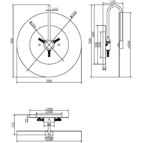 Настенный светильник (бра) Maytoni MOD305WL-03B Настенный светильник (бра) Maytoni MOD305WL-03B