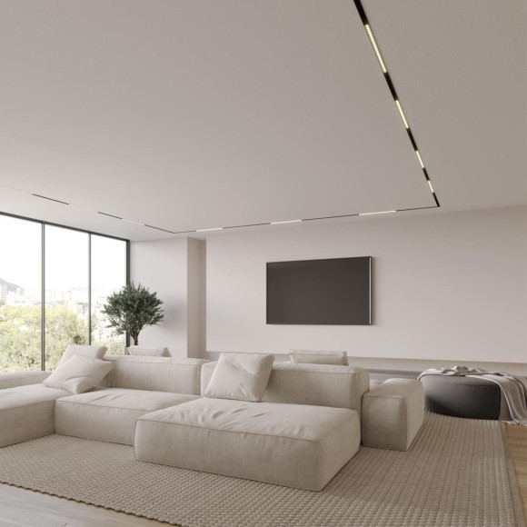 359490 Трековый светодиодный TUYA SMART светильник Novotech Flum CRI90+ 3000-6500К 1920Лм 38° 24W Bluetooth Wi-Fi Алиса