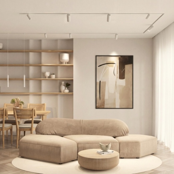 Акцентный светильник SIMPLE SPOT 20W 3000K, белый