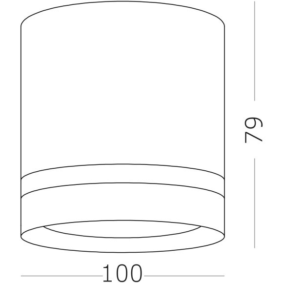 ST115.542.07 Светильник потолочный Белый LED 1*7W 4000K 490Lm Ra90 120° IP20 D79xH100 170-240V Накладные светильники ST115.542.07 Светильник потолочный Белый LED 1*7W 4000K 490Lm Ra90 120° IP20 D79xH100 170-240V Накладные светильники
