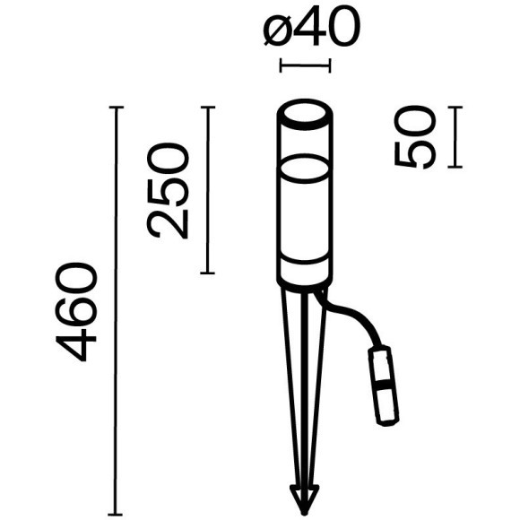 Ландшафтный светильник Outdoor O437FL-01GF1