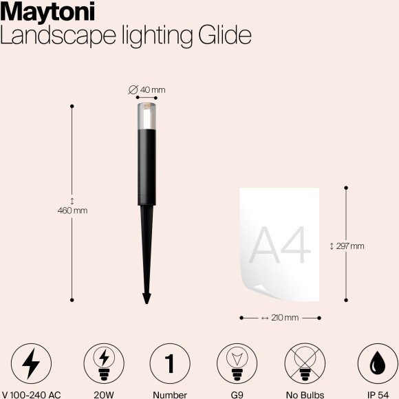 Ландшафтный светильник Outdoor O437FL-01GF1