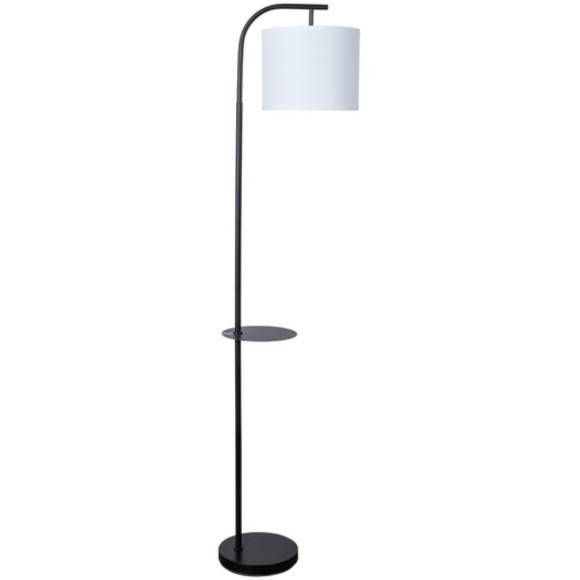 Торшер со столиком Arte Lamp A4053PN-1BK CONNOR под лампу 1xE27 60W