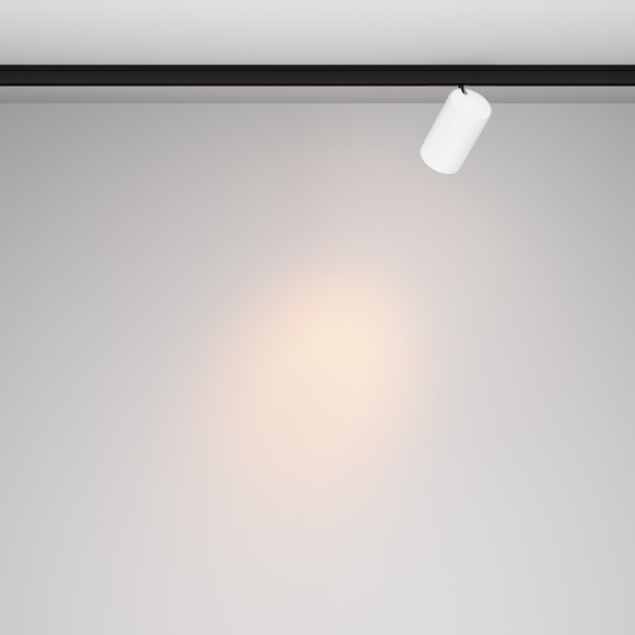 TR187-1-9W2.7K-M-BW Ультратонкий трековый магнитный светодиодный светильник Maytoni Levity CRI90+ 2700К 500Лм 36° 9Вт