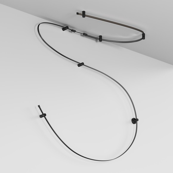 Гибкий вертикальный шинопровод 15x3.5мм длиной 5м Maytoni Flexity TRX200-115B Гибкий вертикальный шинопровод 15x3.5мм длиной 5м Maytoni Flexity TRX200-115B