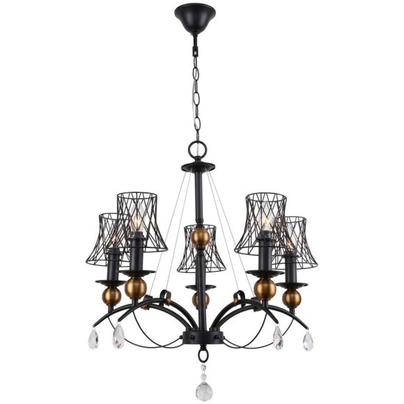 Люстра подвесная Lussole GRLSP-8103 ARIVACA IP21 под лампы 5xE14 30W