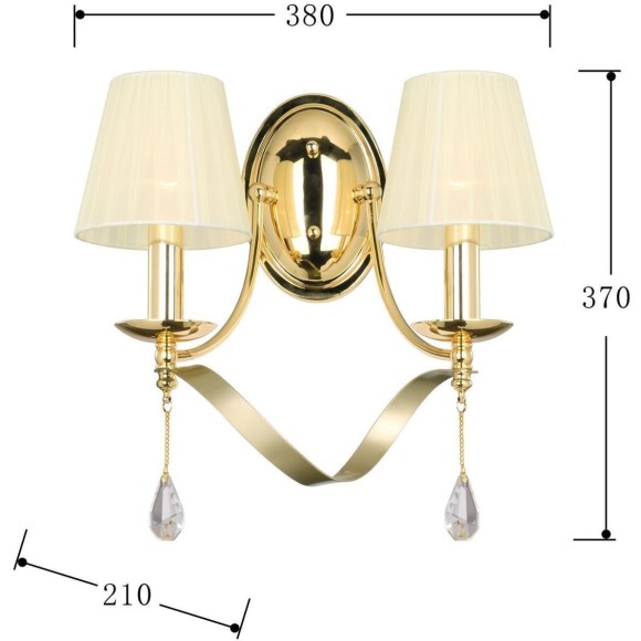 Бра Amabilis 2596-2W