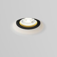 Lightstar Anello 112007 Встраиваемый безрамочный светильник для натяжного потолка с черным кольцом, без цоколей в комплекте, под лампы GU10, GU5.3 или модули формата MR16