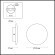 Настенный светильник LED 6W 420Лм 3000К Odeon Light ECLISSI 3871/6WLU