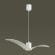 Подвесной светильник с 1 плафоном Odeon Light 4904/1A Birds под лампу 1xGU10 1*5W
