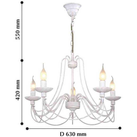 Подвесная люстра CHATEAU 2164-5P