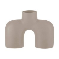 421061 BROWER Ваза декоративная декоративная L250, B78, H180, алюминий, песочный