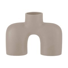 421061 BROWER Ваза декоративная декоративная L250, B78, H180, алюминий, песочный 421061 BROWER Ваза декоративная декоративная L250, B78, H180, алюминий, песочный