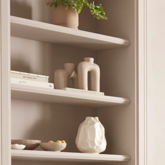 421061 BROWER Ваза декоративная декоративная L250, B78, H180, алюминий, песочный 421061 BROWER Ваза декоративная декоративная L250, B78, H180, алюминий, песочный