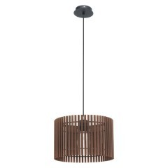 94027 NAROLA NAROLA Подвесной потолочный светильник с 1 лампой E27, 60Вт, металл, дерево