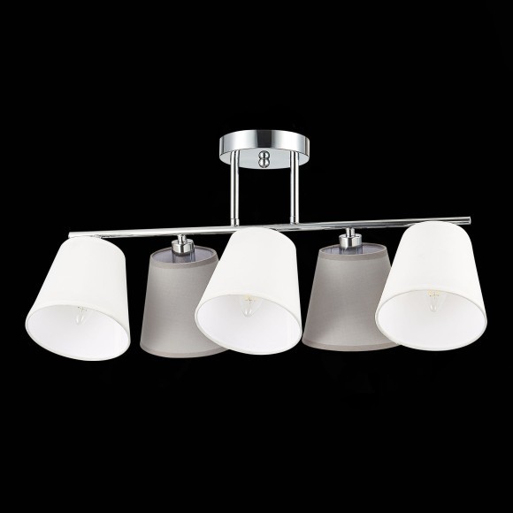 SLE300402-05 Светильник потолочный Хром/Белый, Серый E14 5*40W PRATO SLE300402-05 Светильник потолочный Хром/Белый, Серый E14 5*40W PRATO