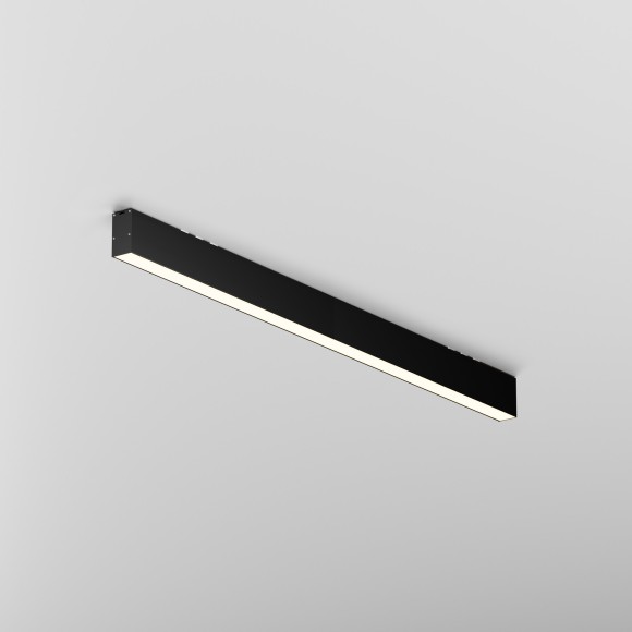 Maytoni Technical LL311043 Минималистичный накладной линейный 100 см LED-светильник в стиле хай-тек, 20 Вт, 3000К, CRI 90, 1100 лм, 120°, 220V, металл черный матовый алюминий, рассеиватель белый акриловый, 1000x67x35мм Maytoni Technical LL311043 Минималистичный накладной линейный 100 см LED-светильник в стиле хай-тек, 20 Вт, 3000К, CRI 90, 1100 лм, 120°, 220V, металл черный матовый алюминий, рассеиватель белый акриловый, 1000x67x35мм
