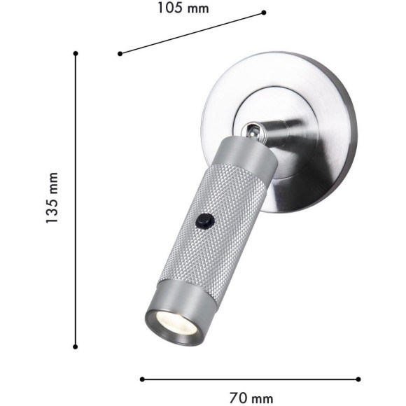 Спот Bedside 4276-1W Спот Bedside 4276-1W