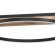 Eglo Boyal 99624 Диммируемый подвесной потолочный LED-светильник-люстра в стиле эко-лофт, (12.5+12.5)+15.5 Вт, 3000К, CRI90, 3600+2250лм, 220В, раздельное включение, материалы - дерево, черная сталь и белые керамические рассеиватели