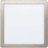 99169 Светодиодный встраиваемый светильник FUEVA 5, 17W (LED), 216х216, ET26, 2000lm, 3000K, сталь, никель