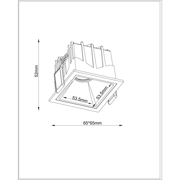 Встраиваемый светильник Maytoni DL043-01-10W3K-SQ-WB Alfa LED светодиодный LED 10W Встраиваемый светильник Maytoni DL043-01-10W3K-SQ-WB Alfa LED светодиодный LED 10W