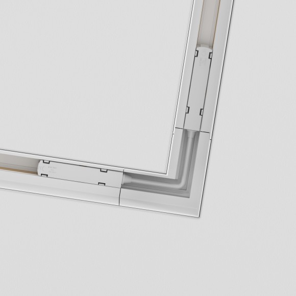 Угловой коннектор для шинопроводов в ГКЛ 12.5мм Maytoni Gravity TRX010CL-22W