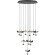 Люстра EGLO DRACERA 390339, встроенный LED 10 × 2,3Вт, 3000К, 2800Лм, диммирование TRIAC/MOSFET, корпус черная сталь, плафоны черные и золотые, диаметр 580 мм, высота 1500 мм