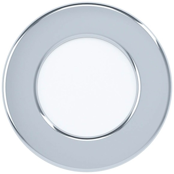 99208 Светодиодный встраиваемый светильник FUEVA 5, 2,7W (LED), Ø86, ET26, IP44, 360lm, 4000K, сталь, хро