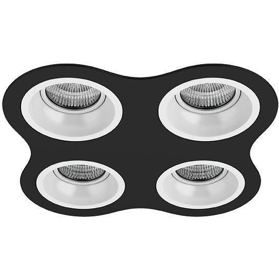 Встраиваемый светильник Lightstar D64706060606 Domino под лампы 4xGU5.3 200W