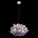 10231/530 Purple LOFT IT CLIZIA Подвесной светильник с белым металлическим основанием и фиолетово-белым пластиковым плафоном, 3 x E27, Ø530 мм